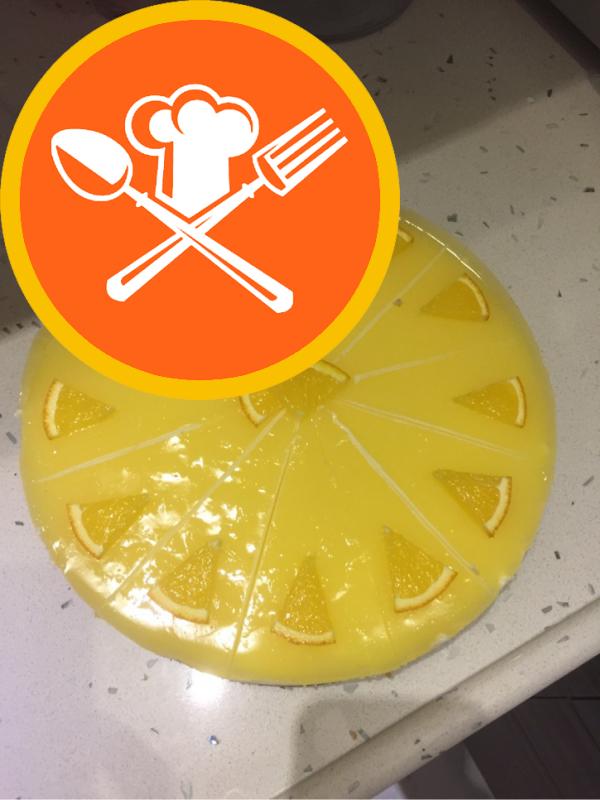 Cheesecake με πορτοκάλι