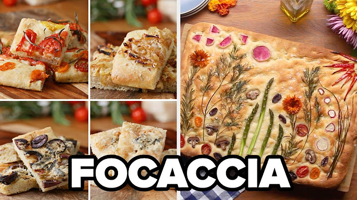 Συνταγές για να γίνετε καλλιτέχνης της Focaccia